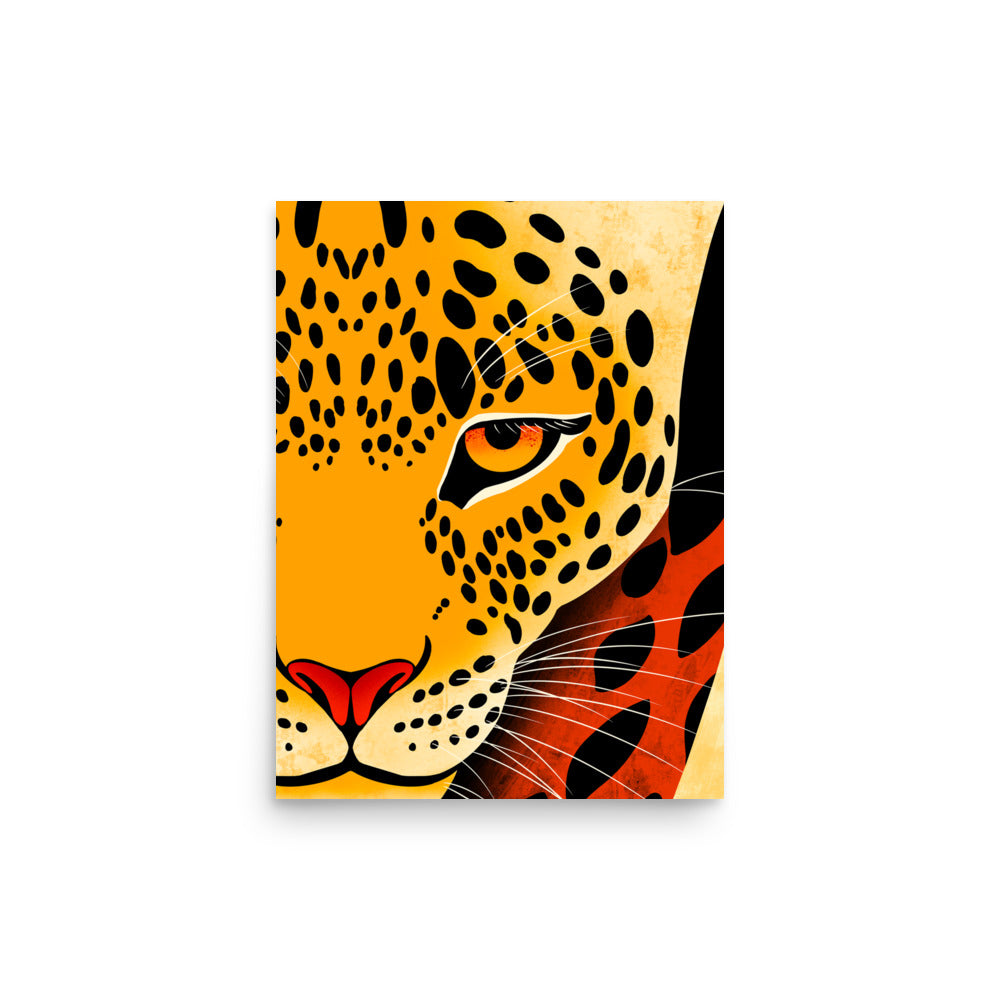Africa-Leopard Gaze Art Print, 12x16 inches size - Aymar Quiris Studio