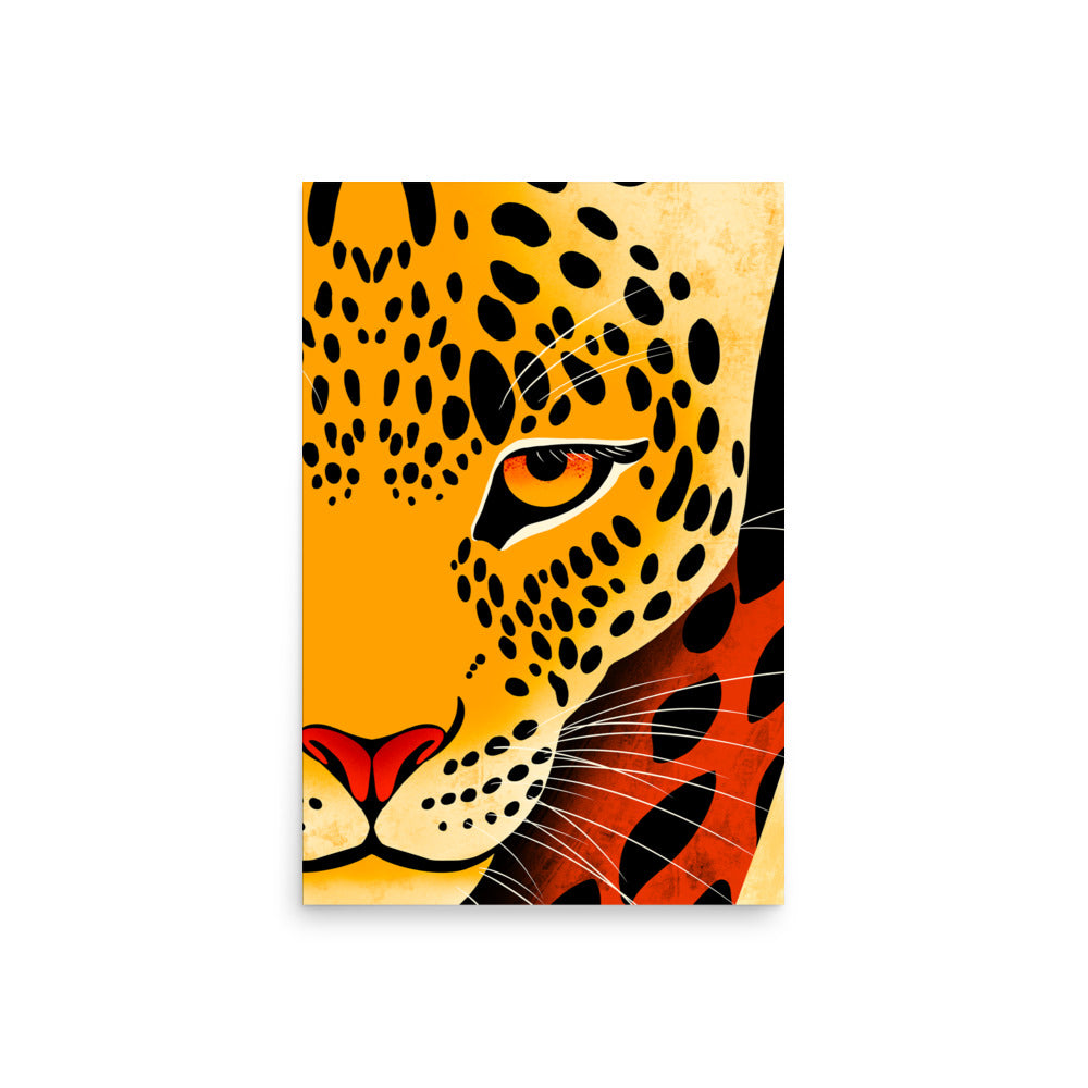 Africa-Leopard Gaze Art Print, 20x30 inches size - Aymar Quiris Studio